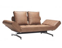 Ghia Single Sofa Bed with Chrome Leg - Innovation Living