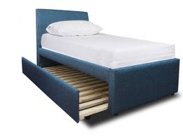 Eleanor Custom Trundle Fabric Bed