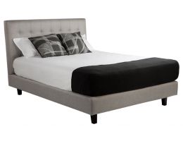 Paris II Custom Upholstered Bed with Choice Of Standard Base