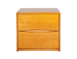 California Custom Timber Bedside Table 2 Drawers