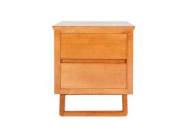 Brooklyn  Custom Timber 2 Drawer Bedside Table