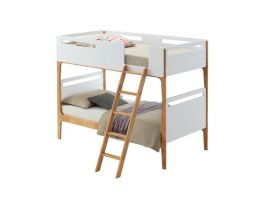 Hayes White Oak Kids Bunk Bed