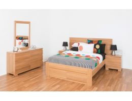 Benson Timber Bed Frame  - Suite Option