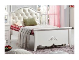 Iris White Bed Frame