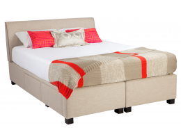 Bono with Piping Custom Upholstered Kids Bed and Choice of Storage Base