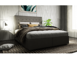 Paris II Custom Upholstered Bed with Choice of Storage Base