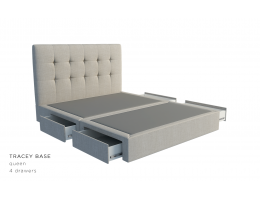 Luxemburg Custom Upholstered Bed Head With Choice Of Storage Base