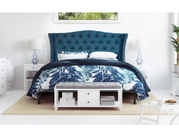 Provincial Custom Upholstered Bed Frame 