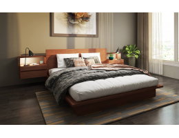 Vegas Custom Timber Platform Bed Frame