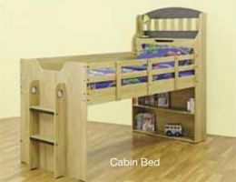 Toby Kids Cabin Bed Set 