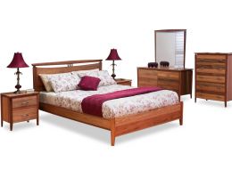 Glendale Timber Bed Frame - Suite Option