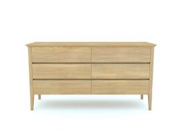 Nirvana Custom Timber 6-Drawer Dresser