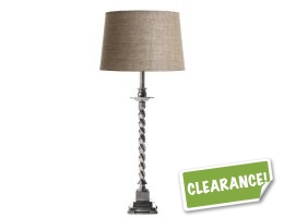 Roxbury Table Lamp Antique Brass/Silver