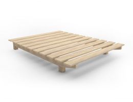 European Custom Floating Timber Bed Base