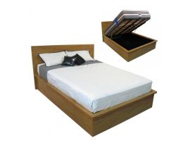 Rimu Custom Gas Lift Timber Bed Frame