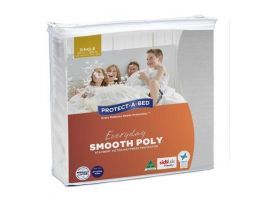 Everyday Smooth Polyester Fitted Waterproof Mattress Protector