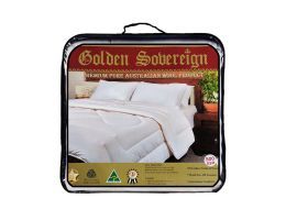 Golden Sobereign Premium Pure Australian Wool Quilt 500 GSM