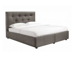 Zuzuni Upholstered Slat Bed with Drawers