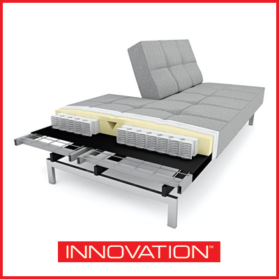 Our sofa beds use a combination of high grade foam and pocket springs to provide you with the best sleeping and seating comfort. Our foam delivers the right amount of firmness for pressure relieving comfort. Meanwhile, our pocket spring system provides optimum lateral support when sleeping so your body is well-supported for a good night’s sleep. 