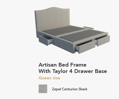 Artisan Bed With Tracey Drawer Base