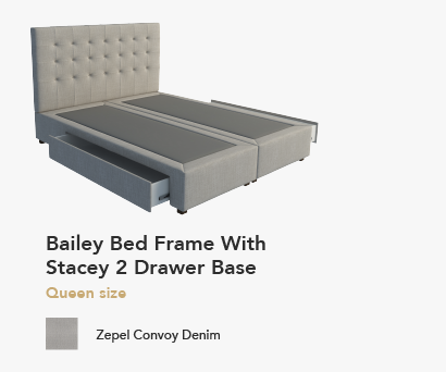 Bailey Bed With Stacey Drawer Base